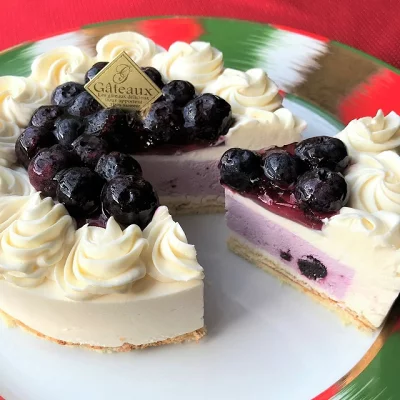 6月の森　ブルーベリーファーム　ブルーベリーチーズケーキ