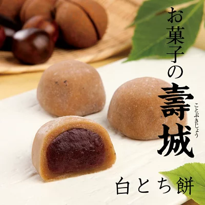寿製菓　お菓子の壽城　白とち餅