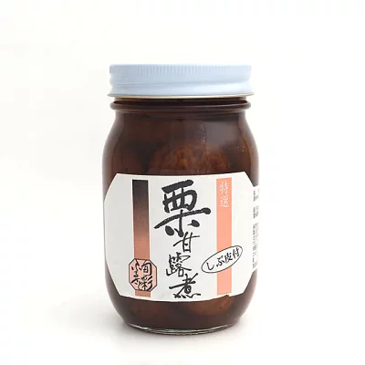 小倉缶詰　しぶ皮付栗甘露煮